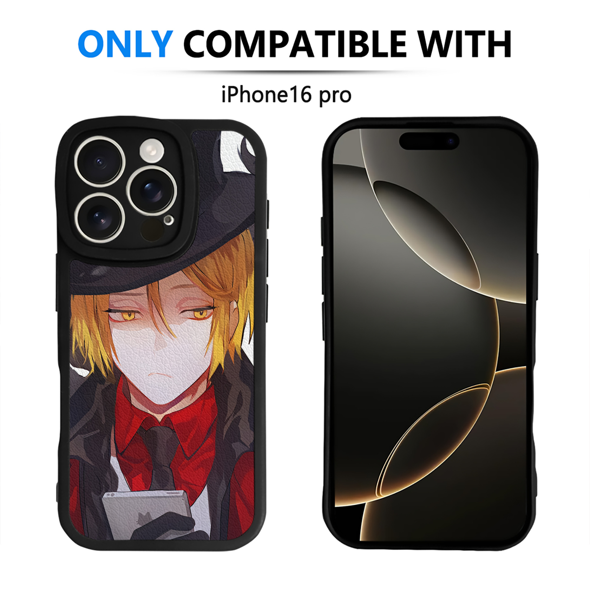 （画像用） ハイキュー!! Haikyu!! 【iPhone 16シリーズ対応】シリコンスマホケース（レザー調） 材質：シリコン